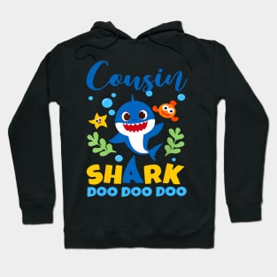 Cousin Of The Shark Birthday Boy Girl Party Family Hoodie